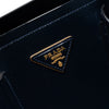 Prada Medium Saffiano Vernice Double Satchel Secondhand