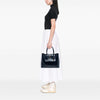 Prada Medium Saffiano Vernice Double Satchel Secondhand