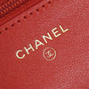 Chanel Quilted Tweed Reissue 2.55 Wallet On Chain Secondhand