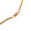 Dior Gold Plated CD Station Rope Chain Necklace Secondhand