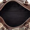 Burberry House Check Canvas Barrel Handbag Secondhand