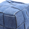 Bottega Veneta Small Denim Maxi Intrecciato Cassette Bucket Bag Secondhand