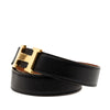 Hermès Box Calf and Togo Constance H Reversible Belt Secondhand