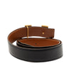 Hermès Box Calf and Togo Constance H Reversible Belt Secondhand