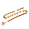 Chanel CC Gold Plated Medallion Chain Belt Secondhand
