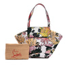 Christian Louboutin Canvas Floral Embroidered Loubishore Tote Secondhand