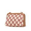 Secondhand Celine Triomphe Embroidered Canvas Clutch On Chain