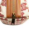 Secondhand Celine Triomphe Embroidered Canvas Clutch On Chain