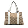 Gucci Medium GG Canvas Bamboo Libeccio Tote Secondhand