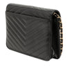 Chanel Chevron Goatskin Statement Wallet On Chain Secondhand