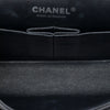 Chanel Medium Classic Chevron Lambskin So Black Double Flap Secondhand