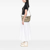 Burberry Small Bicolor Leather Waltham Satchel Secondhand