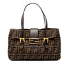 Fendi Zucca Canvas Shoulder Bag Secondhand