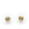 Chanel CC Gold Plated Rhinestone Assymetrical Ear Cuff Earrings Secondhand