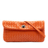 Bottega Veneta Mini Nappa Intrecciato Turn Lock Crossbody Secondhand