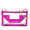 Saint Laurent Small Metallic Leather Trimmed PVC Betty Crossbody Secondhand