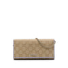 Gucci GG Canvas Wallet on Chain Secondhand