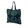 Burberry Leather Trimmed Prorsum Printed Nylon Tote Secondhand