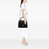 Maison Margiela Bicolor Goatskin and Canvas New Lock Horizontal Satchel Secondhand