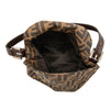Fendi Zucca Canvas Double Flap Shoulder Bag Secondhand