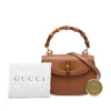 Gucci Small Grained Calfskin Bamboo Night Secondhand