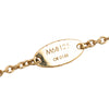 Louis Vuitton Gold Plated Flower Full Necklace Secondhand