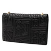 Fendi Embossed Nappa Logo Chain Clutch Secondhand