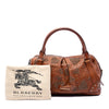 Burberry Leather Heart Studded Boston Bag Secondhand