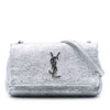 Saint Laurent Toy Metallic Crackled Calfskin Monogram West Hollywood Crossbody Secondhand