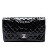 Chanel Medium Quilted Patent Secret Label Flap Secondhand