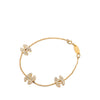 Chanel CC Gold Plated Strass Charm Bracelet Secondhand