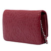 Chanel CC Embossed Lambskin Camellia Wallet On Chain Secondhand