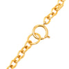 Chanel Gold Plated Medallion Lion Crest Necklace Secondhand