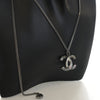 Chanel CC Brass Strass Pendant Necklace Secondhand