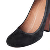 Secondhand Alaia Black Suede Block Heel Pumps