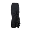 Secondhand Moschino Couture Layered Ruched Long Skirt - '90s