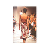 Secondhand 6267 Iris Floral Print Draped Silk Dress - '00s