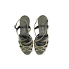 Secondhand Manolo Blahnik Snakeskin Strappy Heel Sandals - '10s