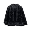 Secondhand Collection Privée Embroidered Cape - '90s