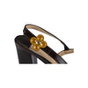 Secondhand Louis Vuitton Damier Ponyhair Slingback Sandals - '10s