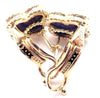 Van Cleef & Arpels Vintage Lapis Lazuli Alhambra Yellow Gold Earrings Secondhand