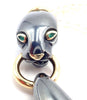 Cartier Panther Panthere Yellow Gold & Silverium Emerald Pearl Bracelet Secondhand