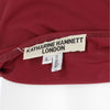 Katharine Hamnett Burgundy Dress - 2000s Second hand