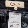 Romeo Gigli Black Cotton Tailored Trousers - 2000s Second hand