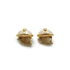Chanel Artificial Pearl Logo Clip Earrings secondhand