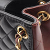 Chanel CC Quilted Lambskin Drawstring Bucket Bag Secondhand