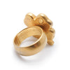 Chanel Four Leaf Clover Ring GP secondhand