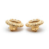 Chanel Coco Mark Round Clip Earrings GP secondhand