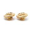 Chanel Coco Mark Round Clip Earrings GP secondhand