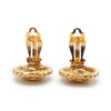 Chanel Coco Mark Round Clip Earrings GP secondhand